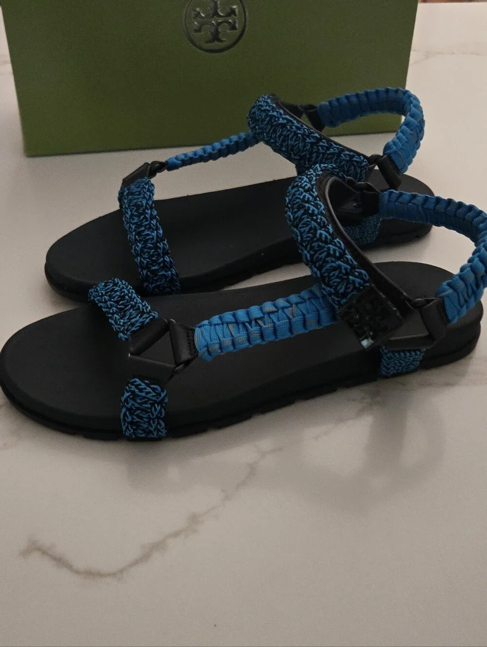 NWT Tory Burch Mellow Trail Rope Sandal